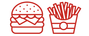 burger fries icon