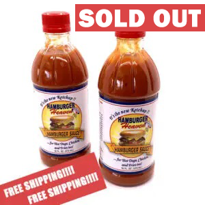 (2) Bottles of Hamburger Sauce